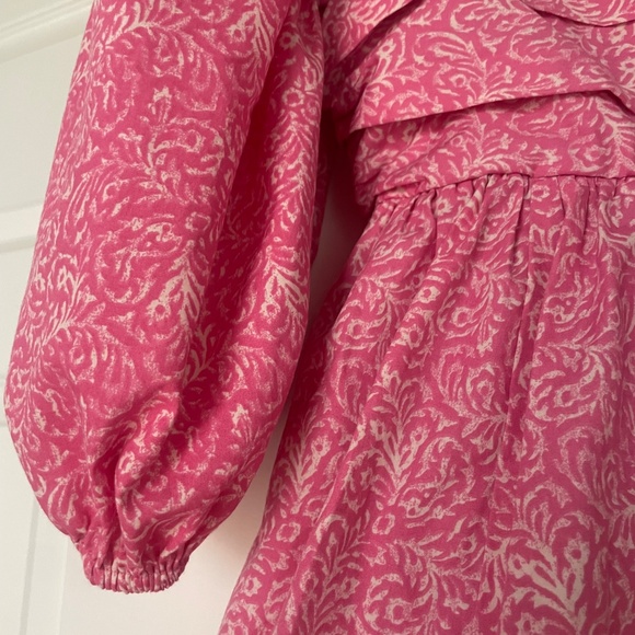 Abercrombie & Fitch Emerson Poplin Puff Sleeve Dress - Picture 2 of 3